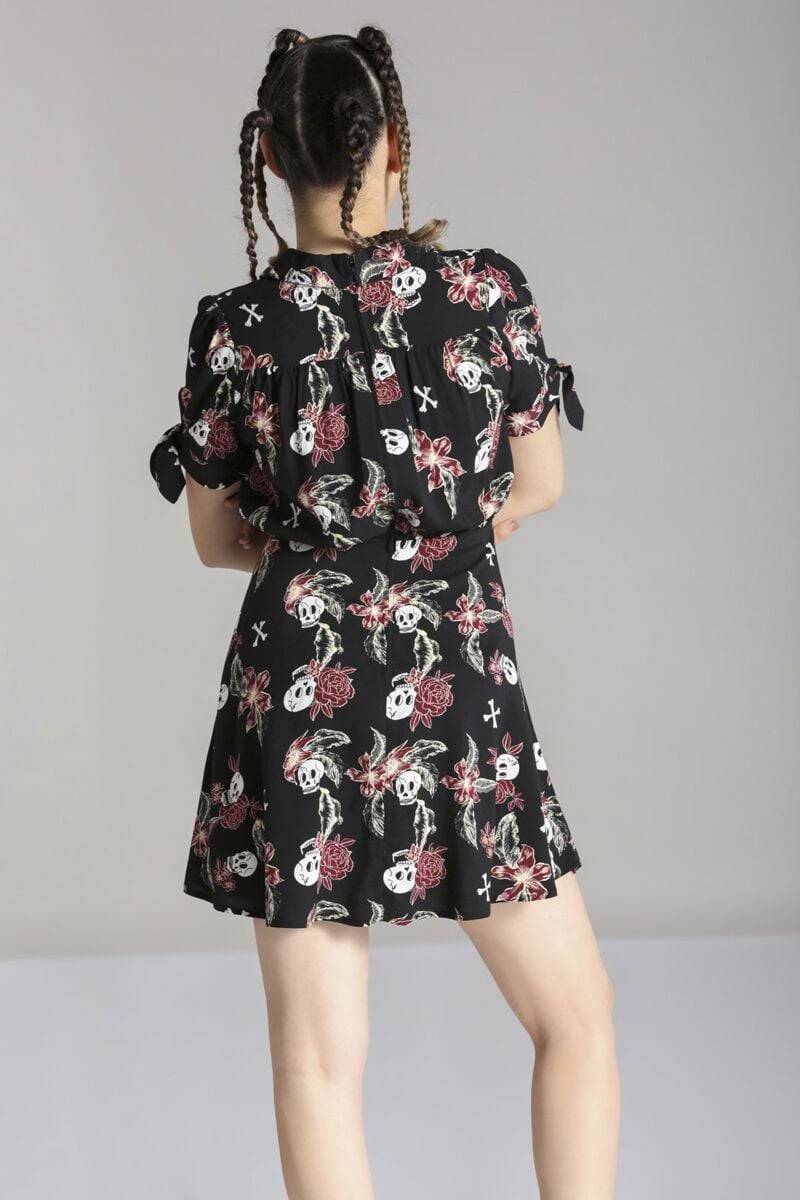 EMP "Alani Mini Dress" Kurzes Kleid multicolor von Hell Bunny Blitzverkäufe