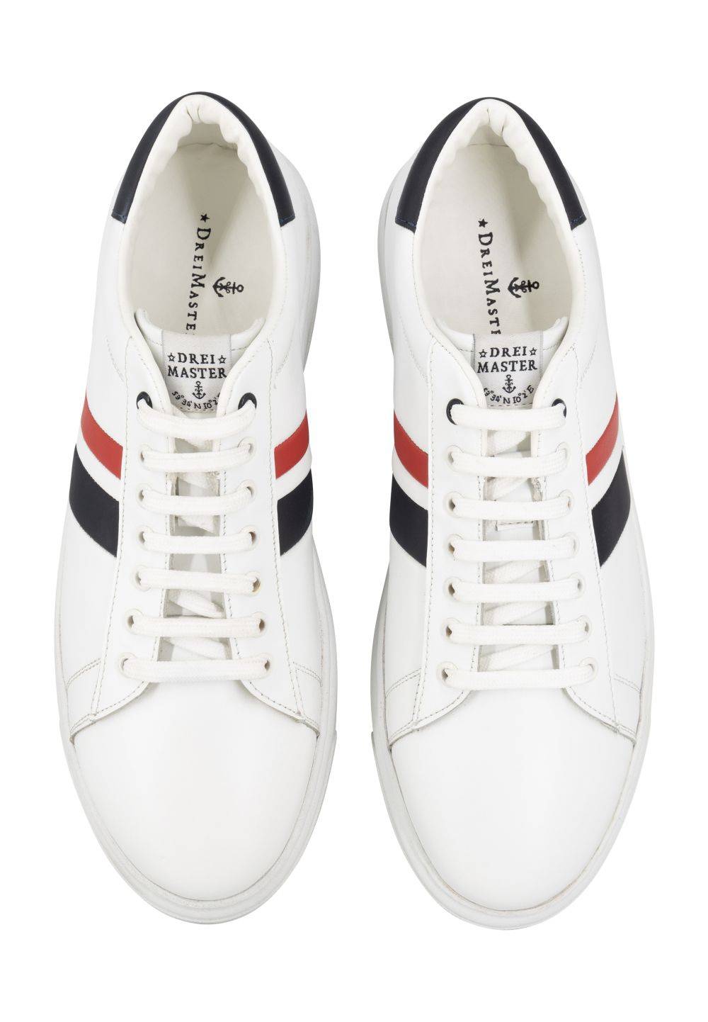 Schmuddelwedda DreiMaster Maritim Sneakers aus Leder Tägliche Deals