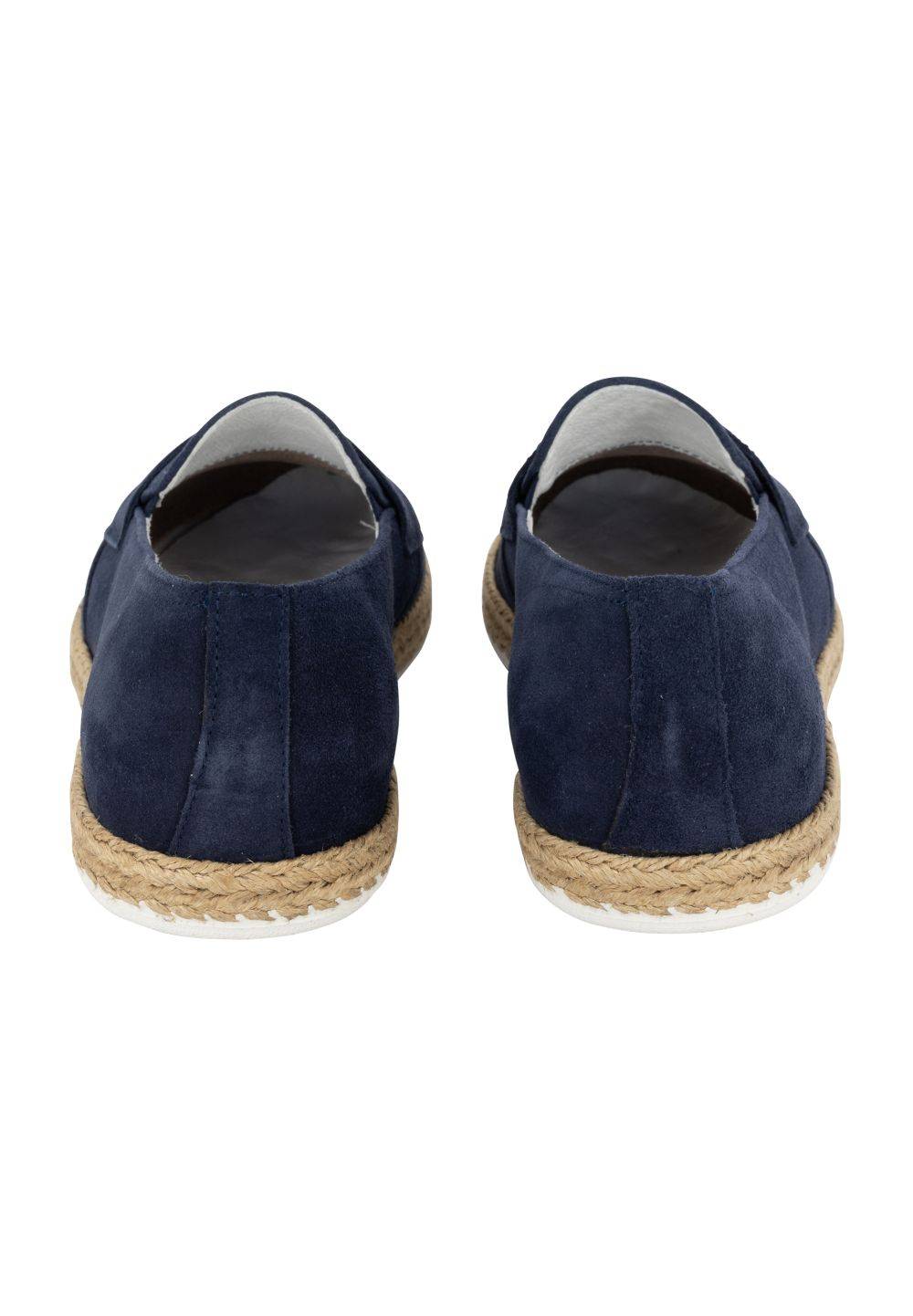 Schmuddelwedda DreiMaster Maritim Penny Loafer aus Veloursleder Sonderangebote