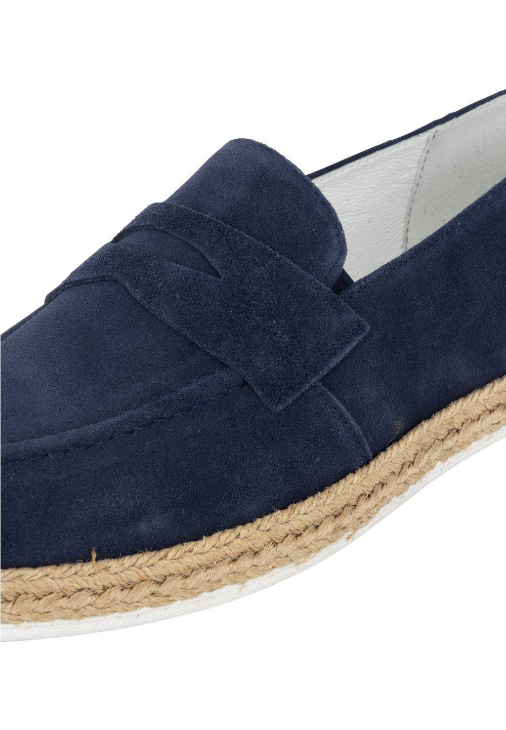 Schmuddelwedda DreiMaster Maritim Penny Loafer aus Veloursleder Sonderangebote