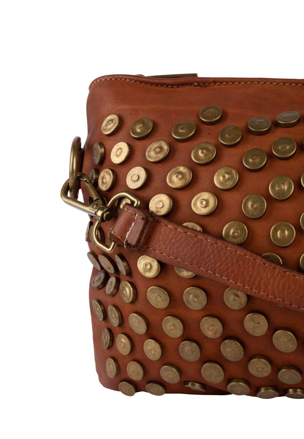Schmuddelwedda DreiMaster Vintage Ledertasche mit Nieten Speichern exportieren