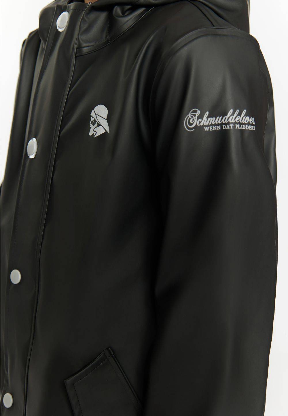 Schmuddelwedda Schmuddelwedda Regenjacke aus recyceltem Material Sonderangebot der Fabrik