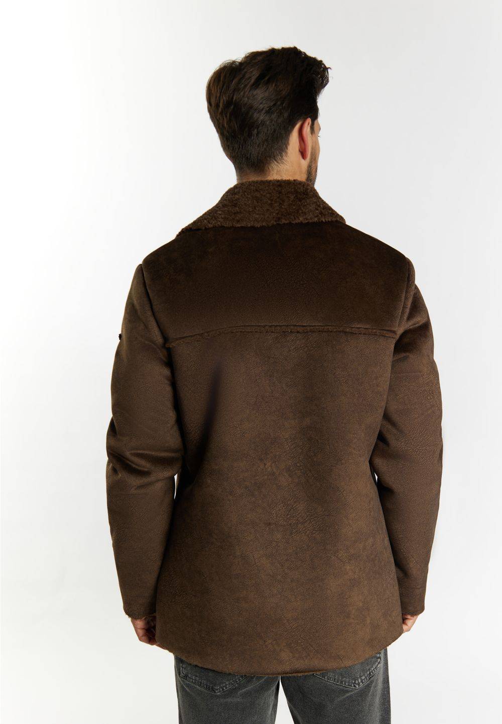 Schmuddelwedda DreiMaster Vintage Übergangsjacke aus Fellimitat Exklusivangebot