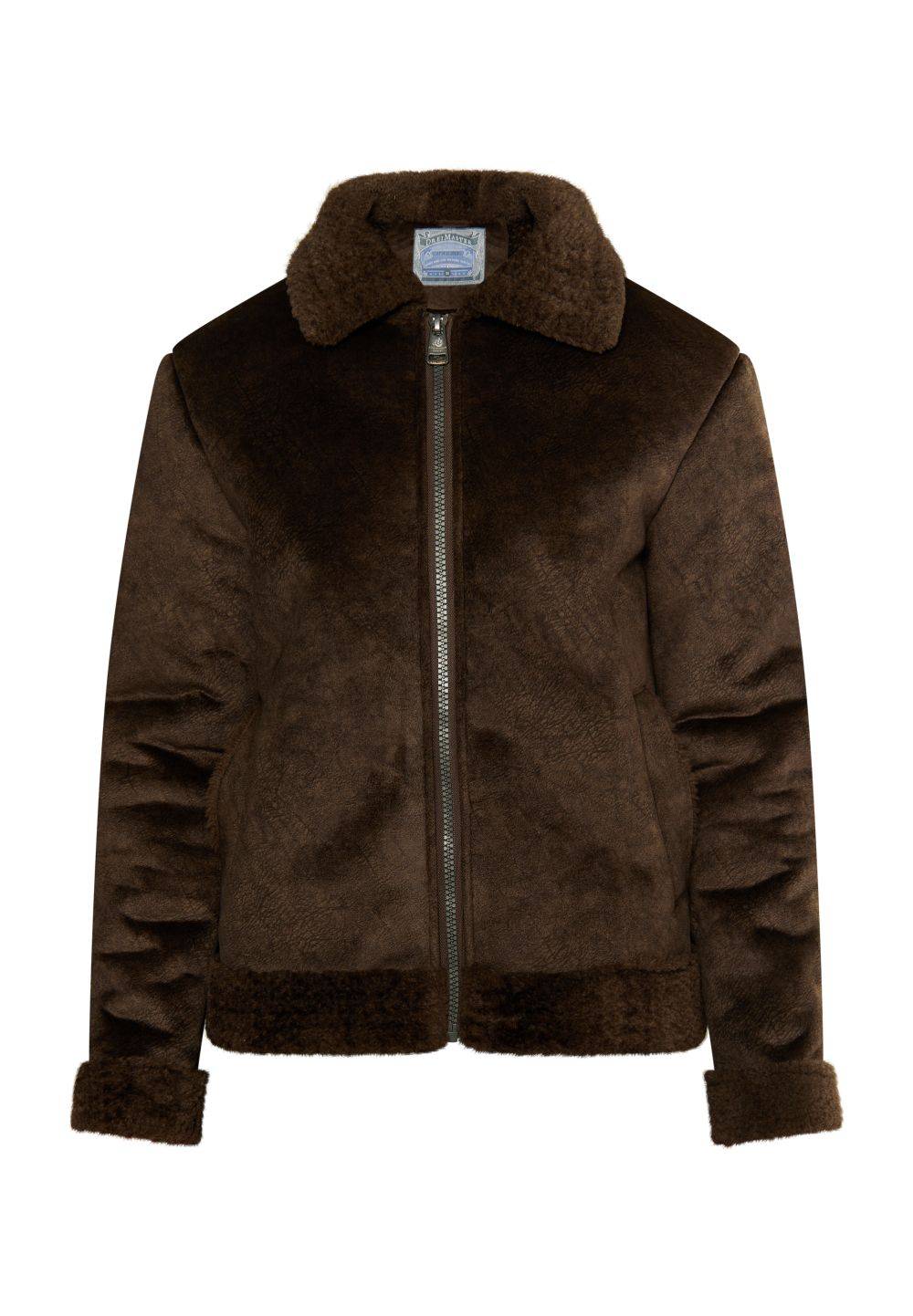 Schmuddelwedda DreiMaster Vintage Übergangsjacke aus Fellimitat Preisnachlass