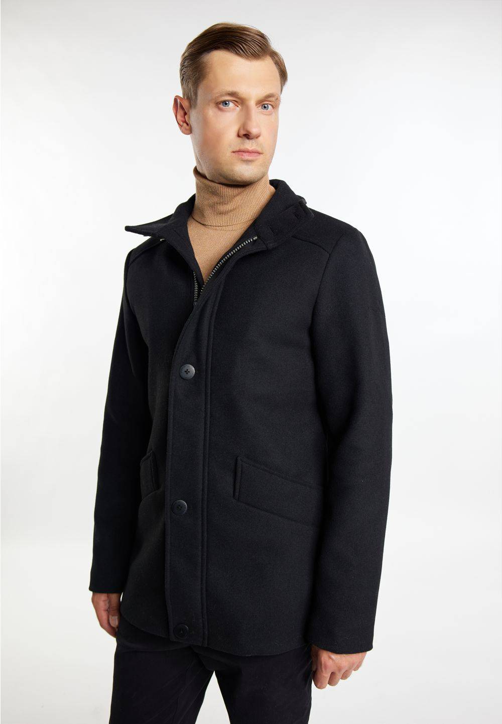 Schmuddelwedda DreiMaster Klassik Übergangsjacke aus Wollgemisch Black Friday