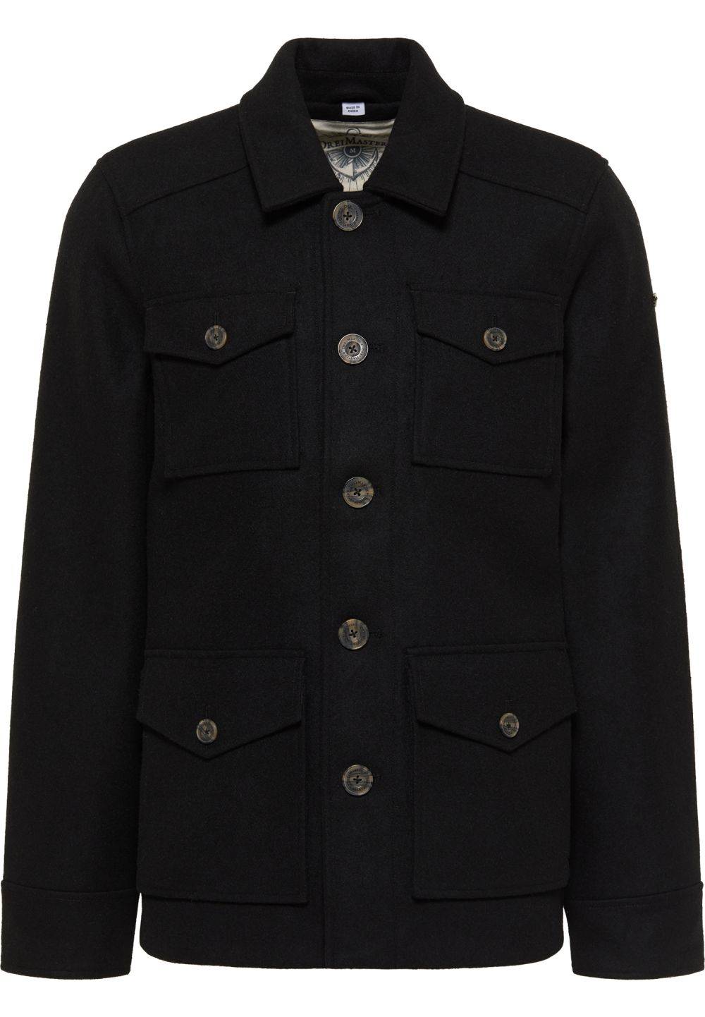 Schmuddelwedda DreiMaster Vintage Übergangsjacke aus Wollgemisch Online Outlet