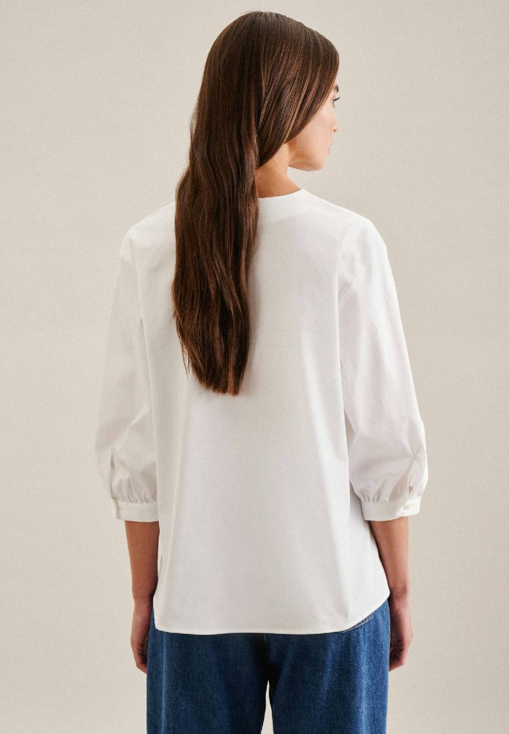 Seidensticker 3/4-Arm Satin Tunika Bis zu 65% Rabatt