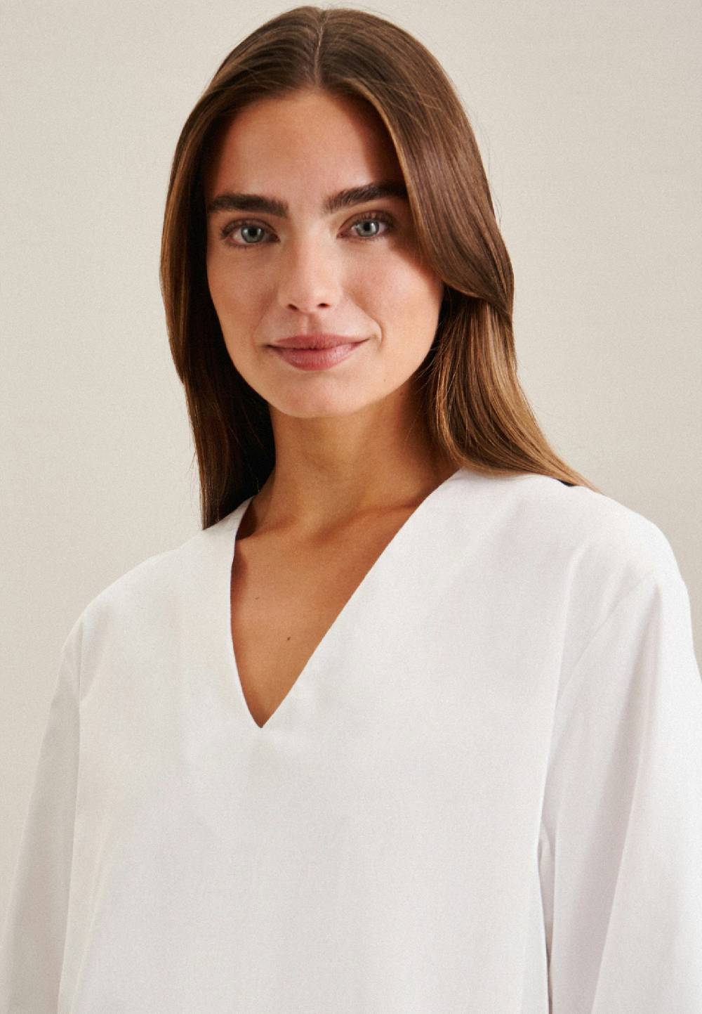 Seidensticker 3/4-Arm Satin Tunika Bis zu 65% Rabatt
