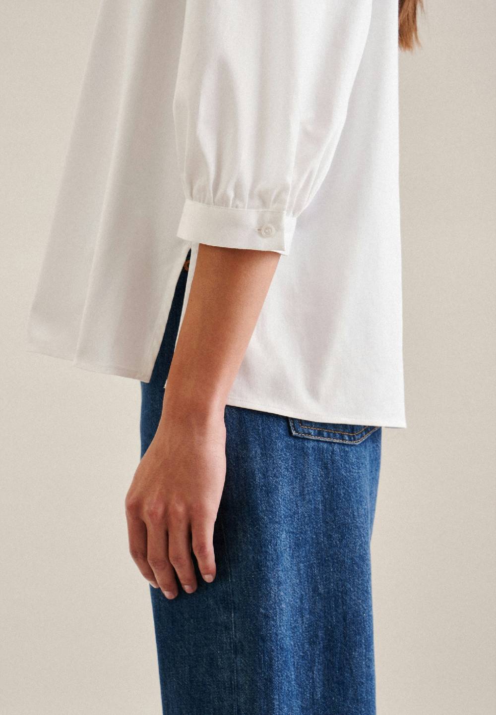 Seidensticker 3/4-Arm Satin Tunika Bis zu 65% Rabatt
