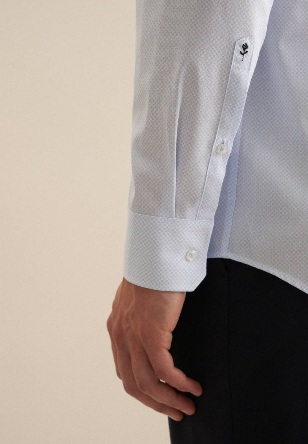 Seidensticker Twill Business Hemd in Regular mit Kentkragen Kostenloser Versand