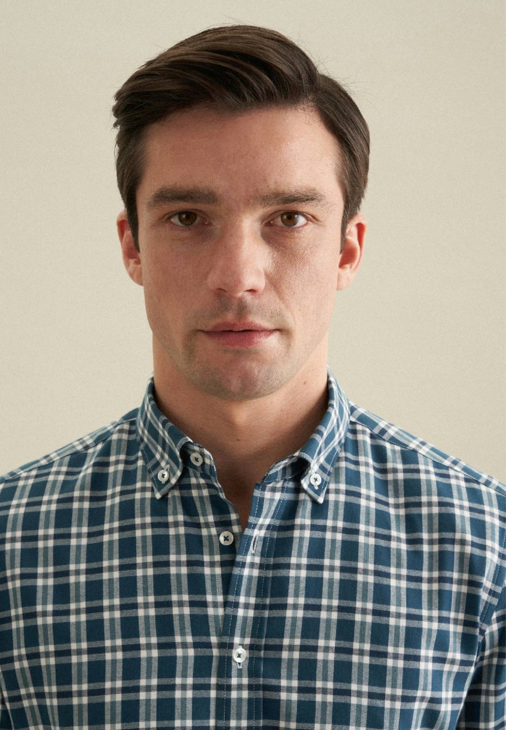 Seidensticker Flanell Flanellhemd in Slim mit Button-Down-Kragen Fabrik Onlineshop