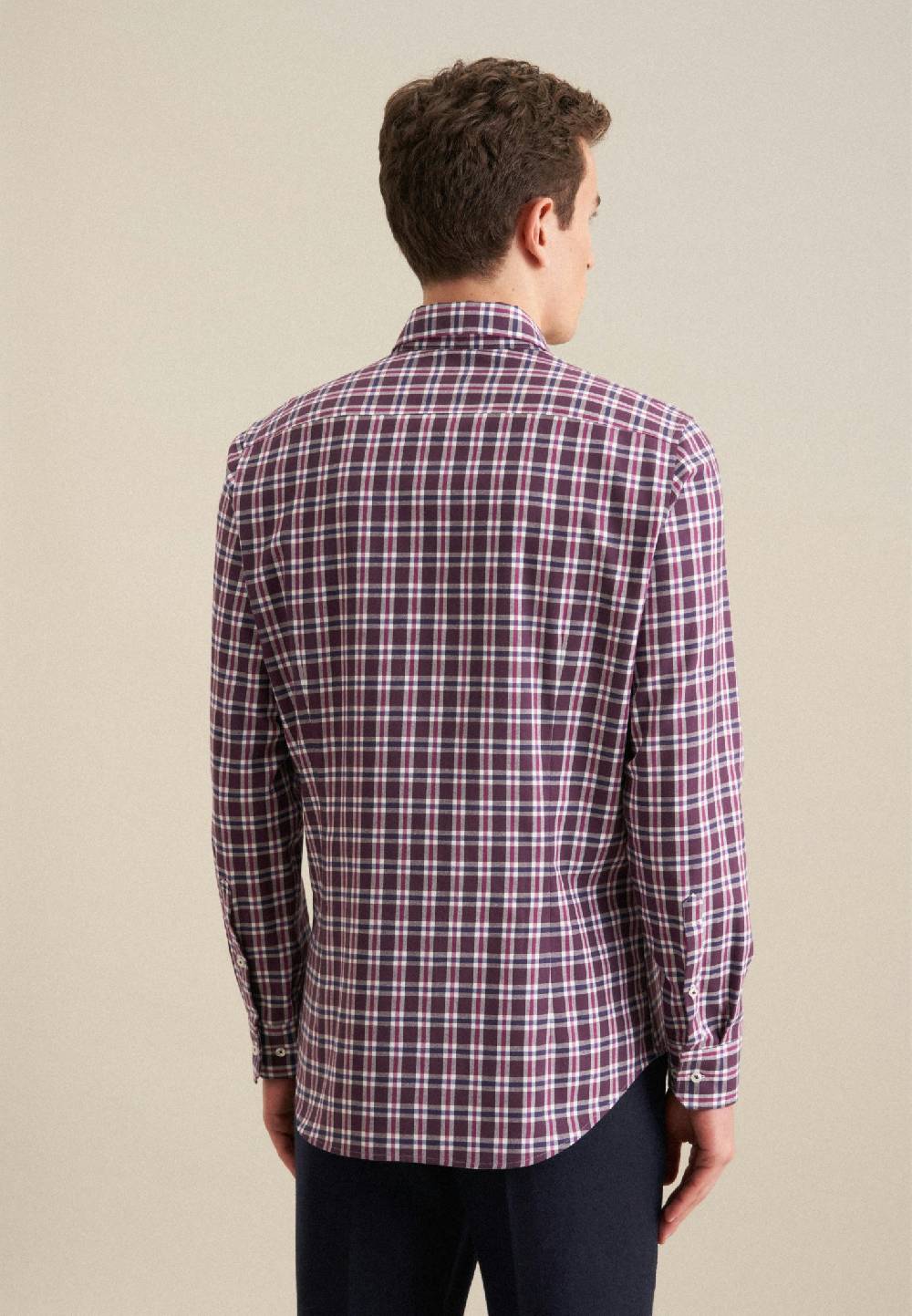 Seidensticker Flanell Flanellhemd in Slim mit Button-Down-Kragen Fabrikpreis