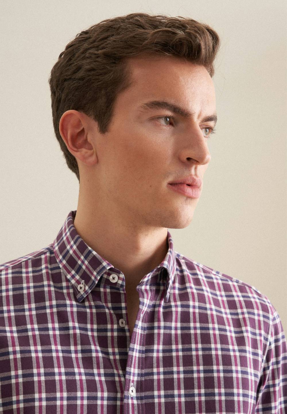 Seidensticker Flanell Flanellhemd in Slim mit Button-Down-Kragen Fabrikpreis