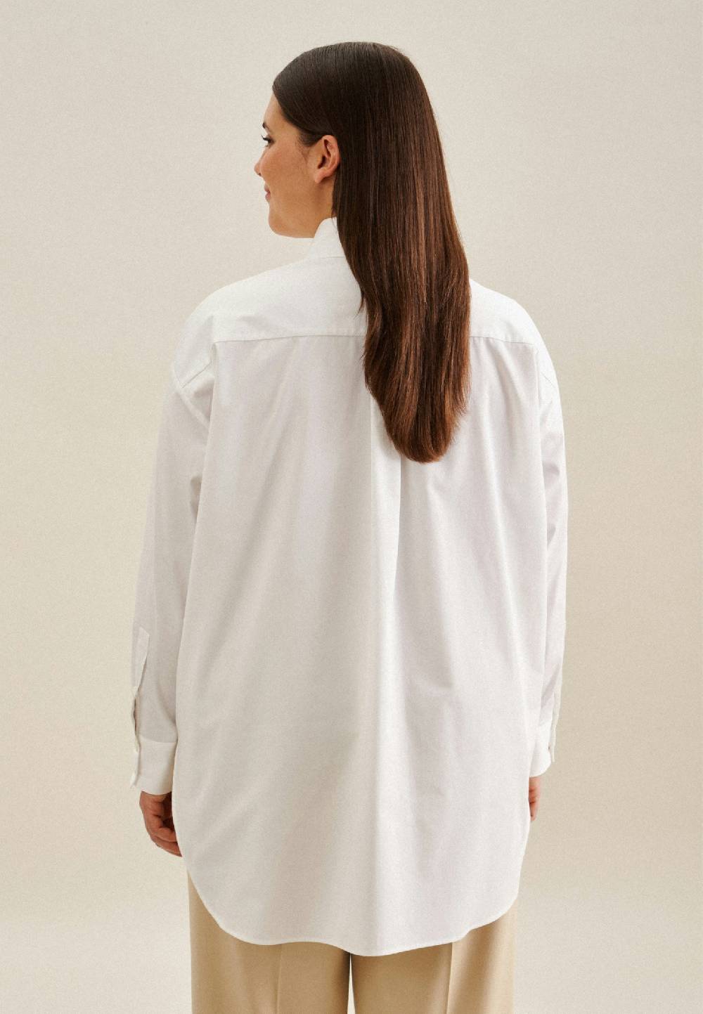 Seidensticker Curvy Kragen Longbluse Oversized Rabatte dieses Monats