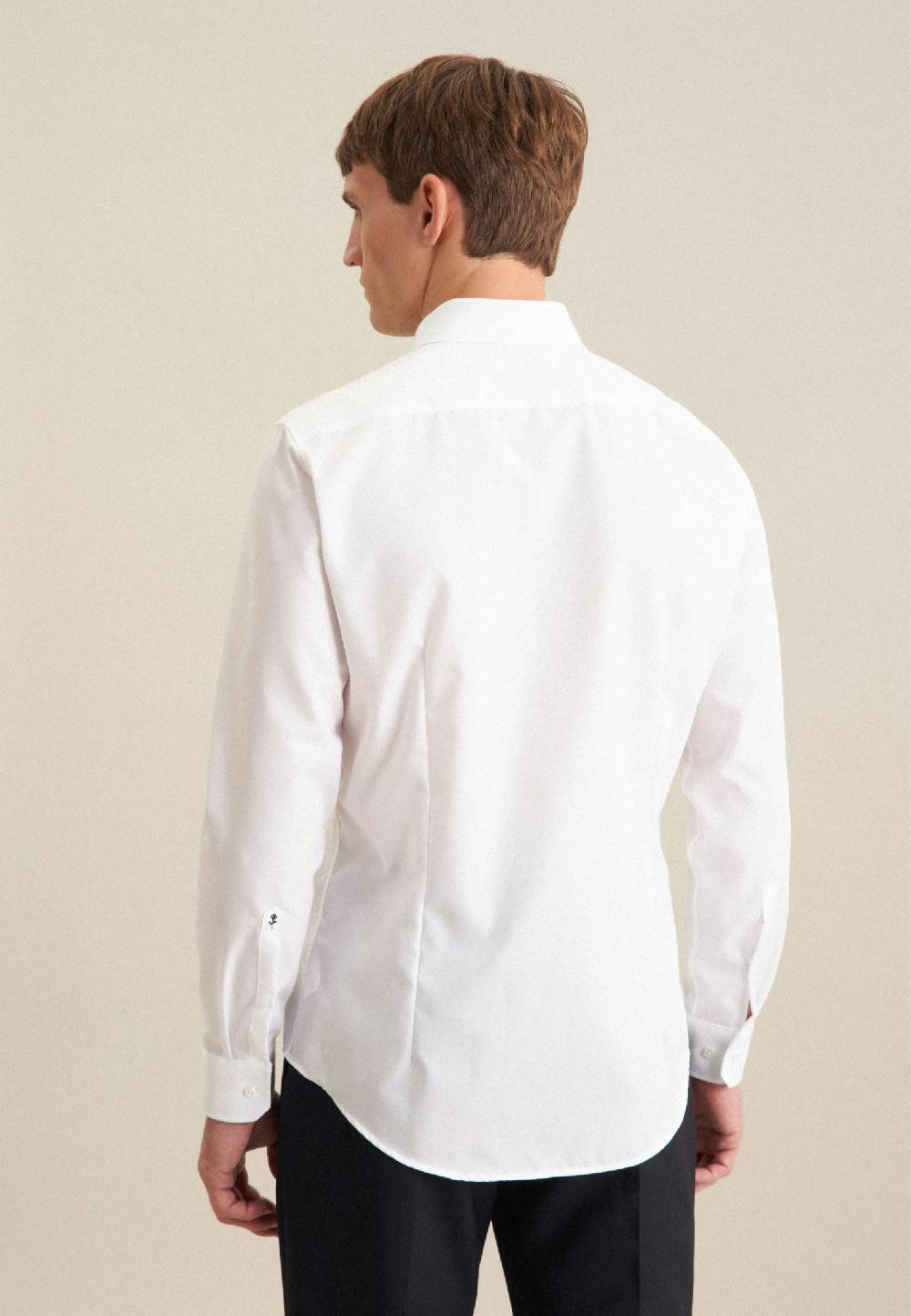 Seidensticker Bügelfreies Popeline Business Hemd in Slim mit Button-Down-Kragen Fabrik Onlineshop