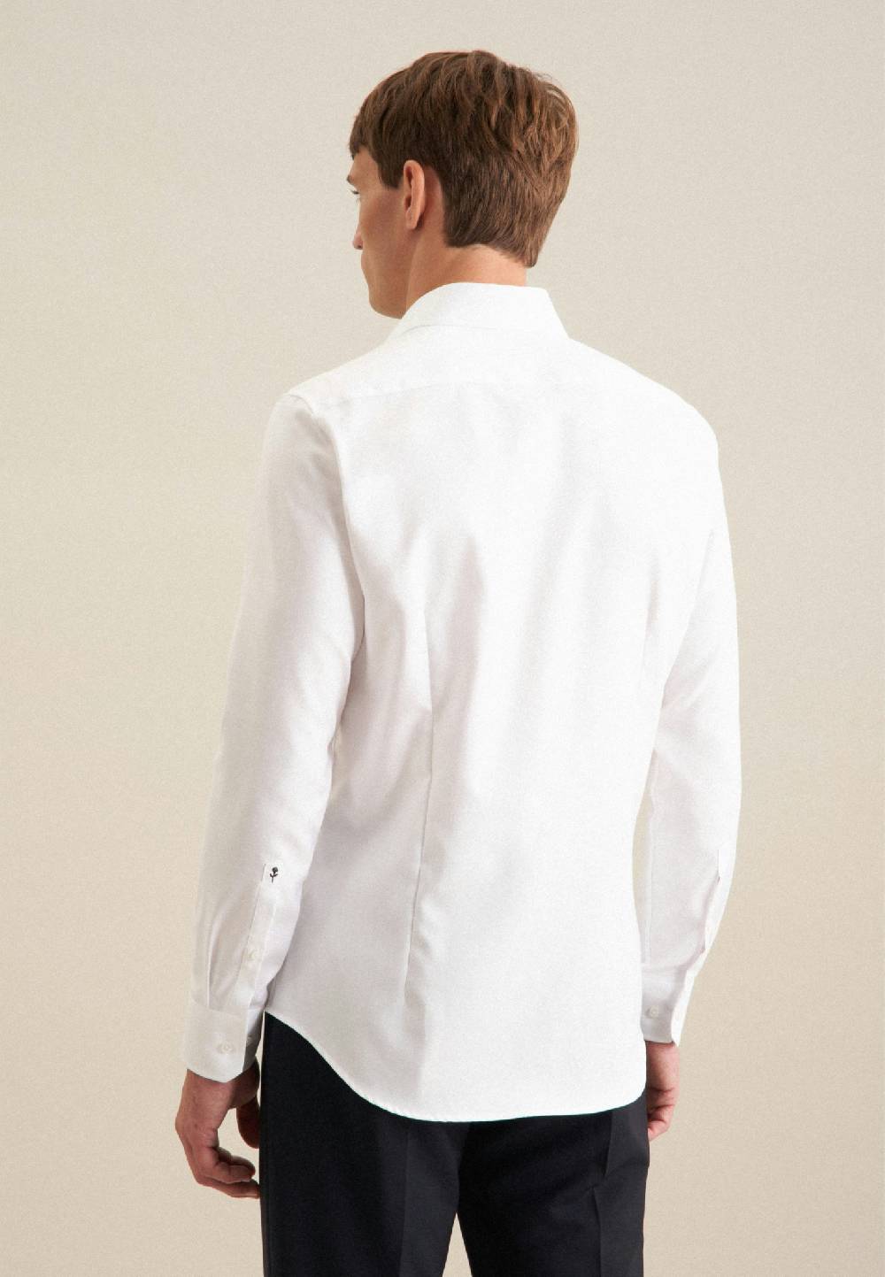 Seidensticker Bügelleichtes Twill Business Hemd in Slim mit Kentkragen Online Shopping