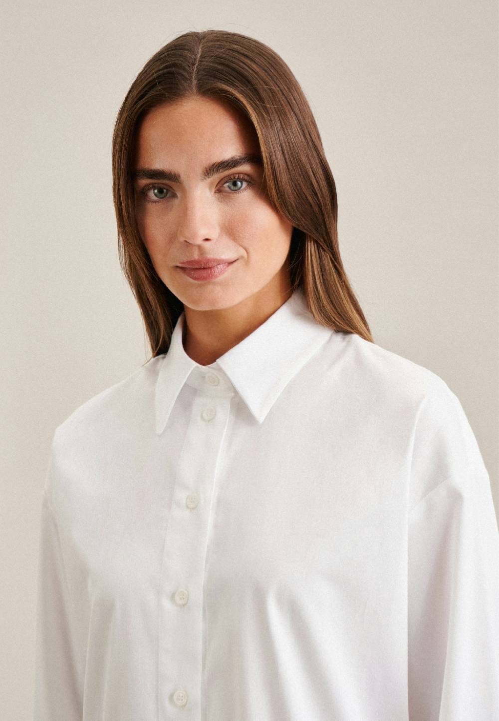 Seidensticker Satin Longbluse Vierteljährliche Förderung