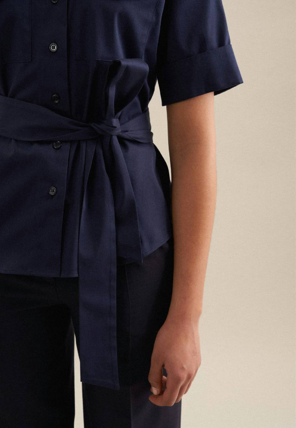 Seidensticker Kurzarm Satin Hemdbluse Bis zu 55% Rabatt