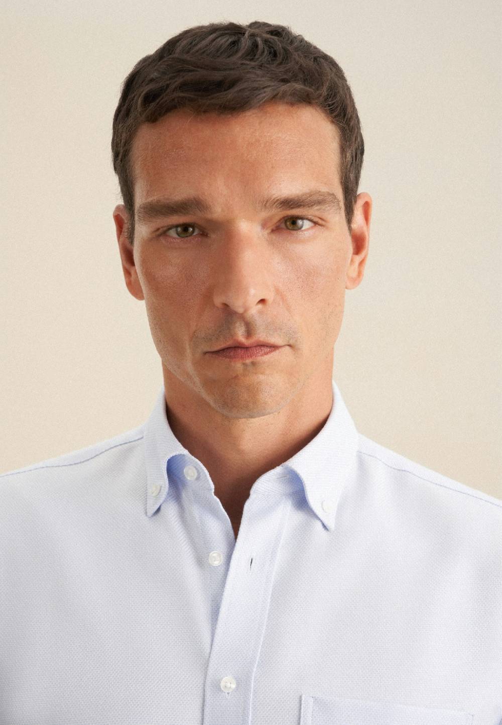 Seidensticker Bügelfreies Struktur Business Hemd in Regular mit Button-Down-Kragen Fabrikpreis