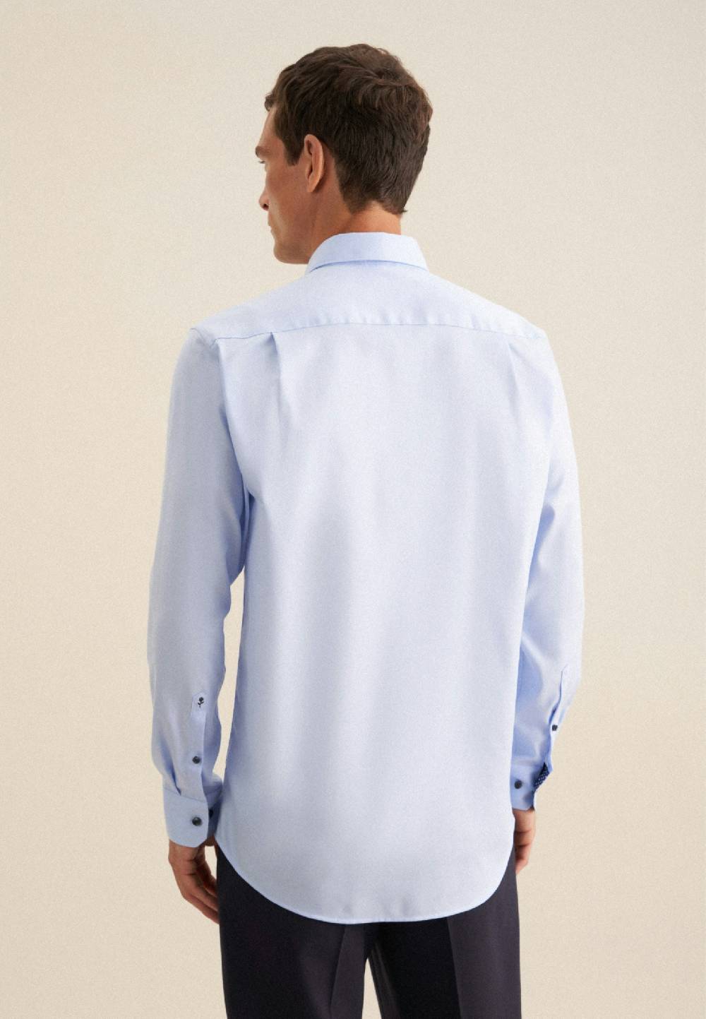 Seidensticker Bügelfreies Twill Business Hemd in Regular mit Button-Down-Kragen Wochenangebot