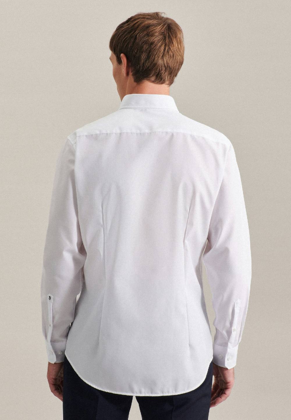 Seidensticker Bügelfreies Popeline Business Hemd in Shaped mit Button-Down-Kragen Bis zu 60% Rabatt