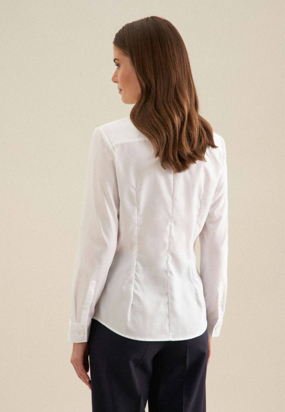Seidensticker Bügelfreie Fil a fil Hemdbluse Begrenztes Angebot