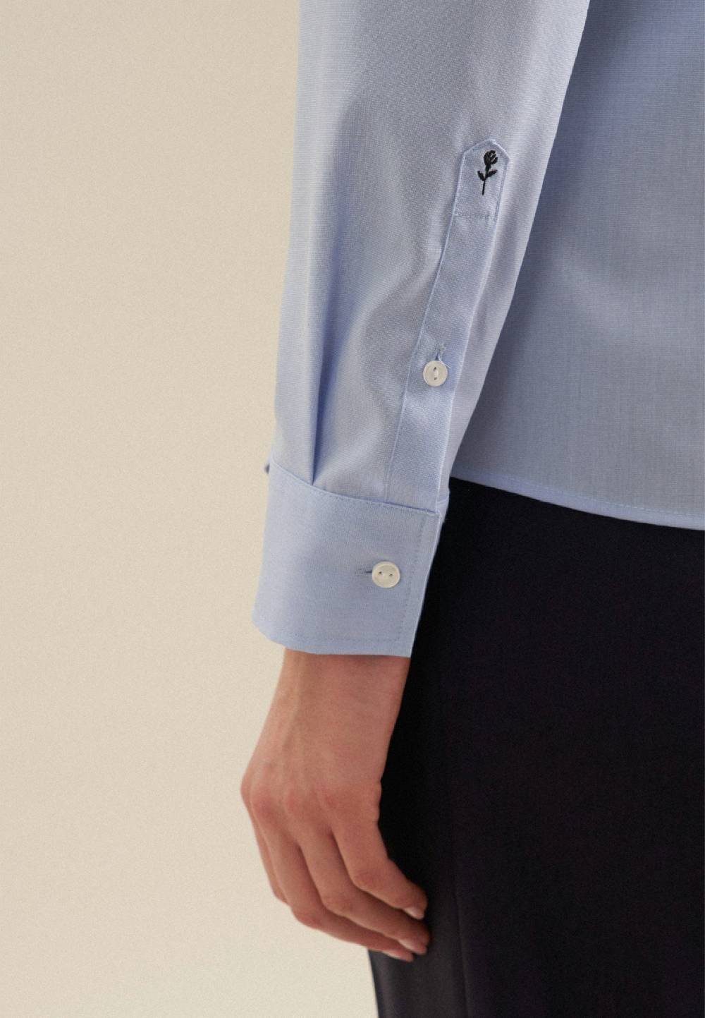 Seidensticker Bügelfreie Fil a fil Hemdbluse Preisnachlass