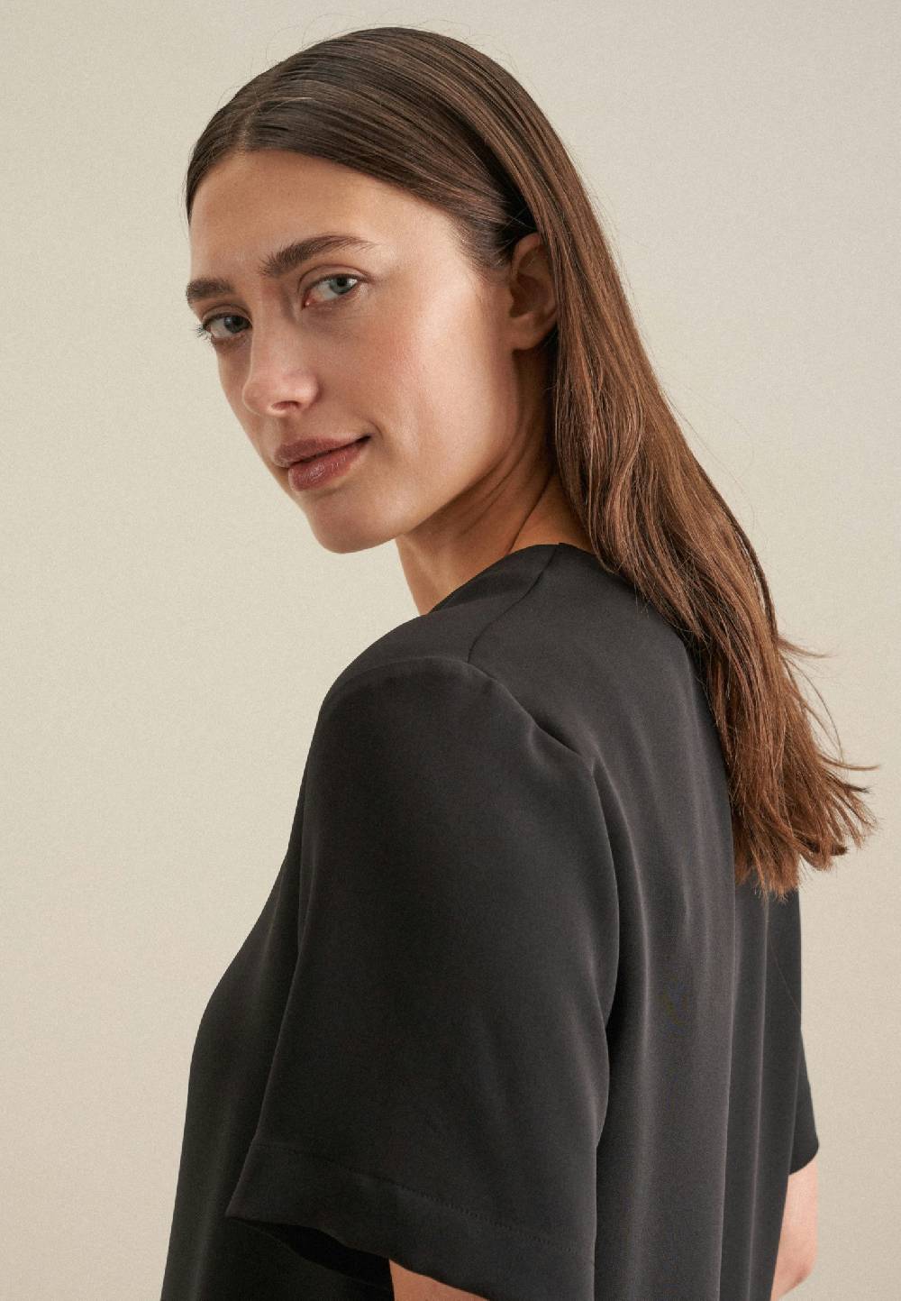 Seidensticker V-Neck Shirtbluse Regular Neueste Stile