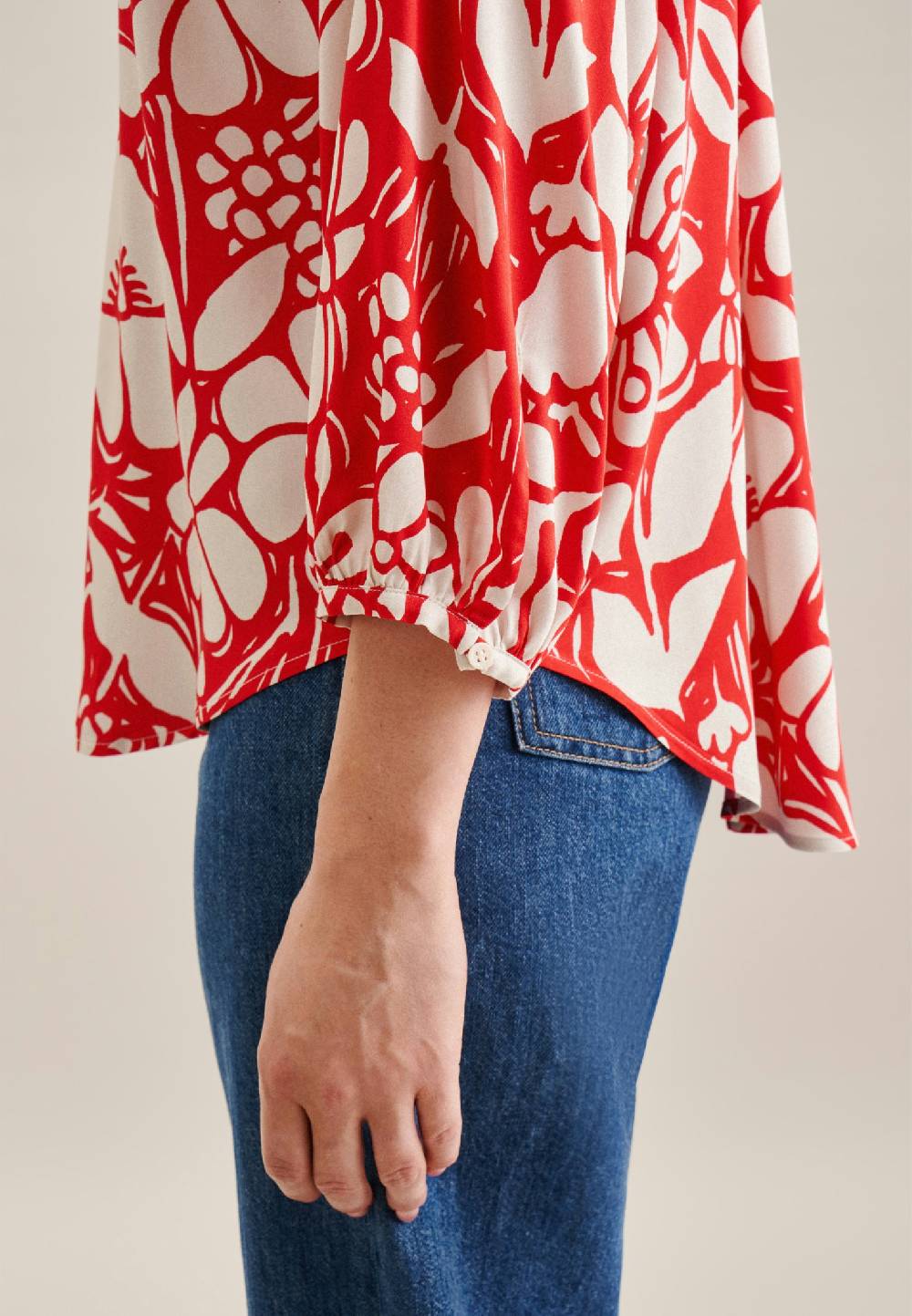 Seidensticker 3/4-Arm Satin Shirtbluse Bis zu 60% Rabatt