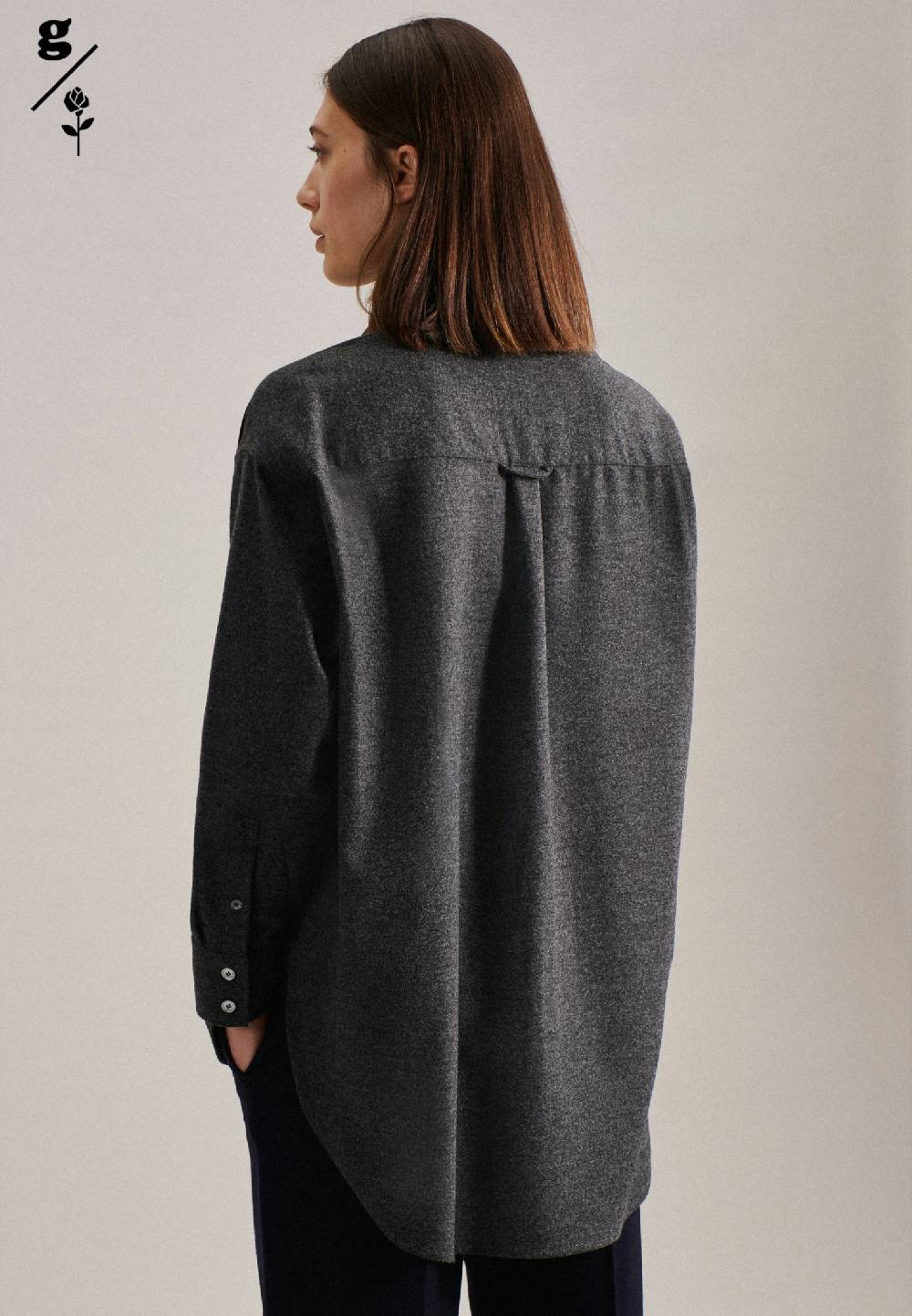 Seidensticker Flanell Longbluse Nur noch ein Tag übrig