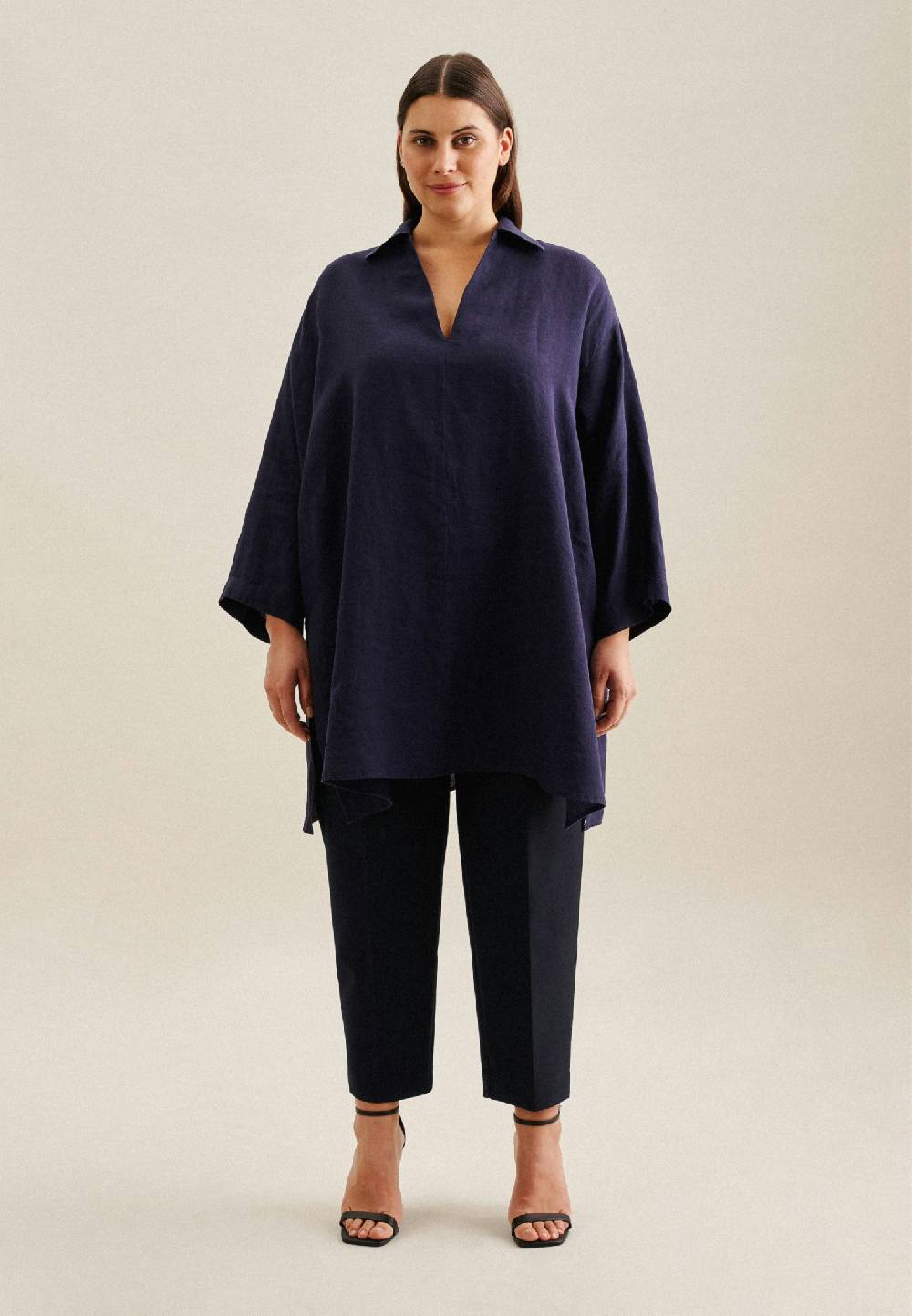 Seidensticker Curvy Kragen Kleid Oversized Sonderangebot