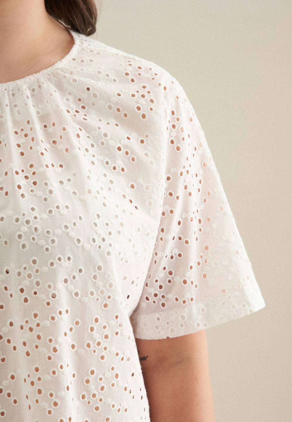Seidensticker Rundhals Hemdbluse Regular Rabatt