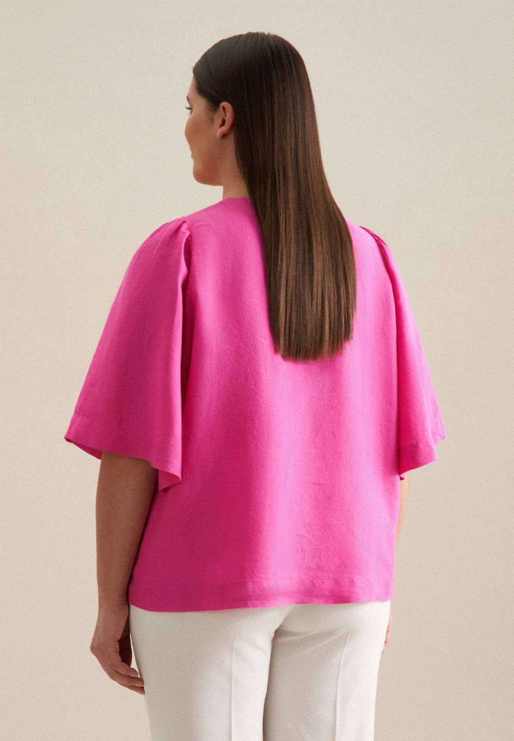 Seidensticker Curvy Rundhals Shirtbluse Regular Heißer Verkauf