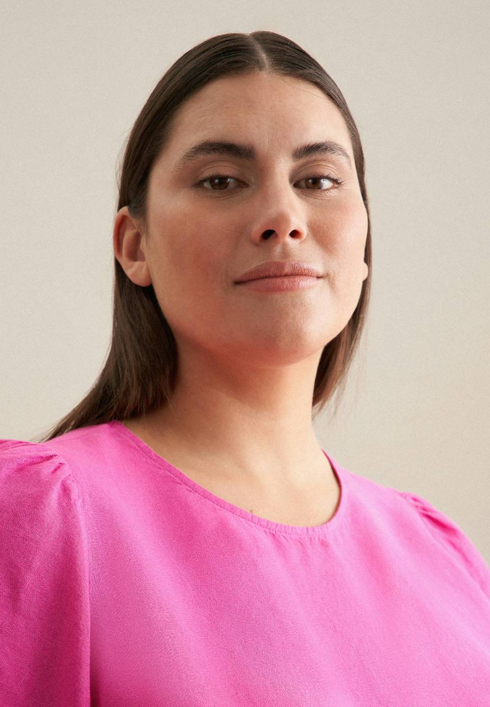 Seidensticker Curvy Rundhals Shirtbluse Regular Heißer Verkauf