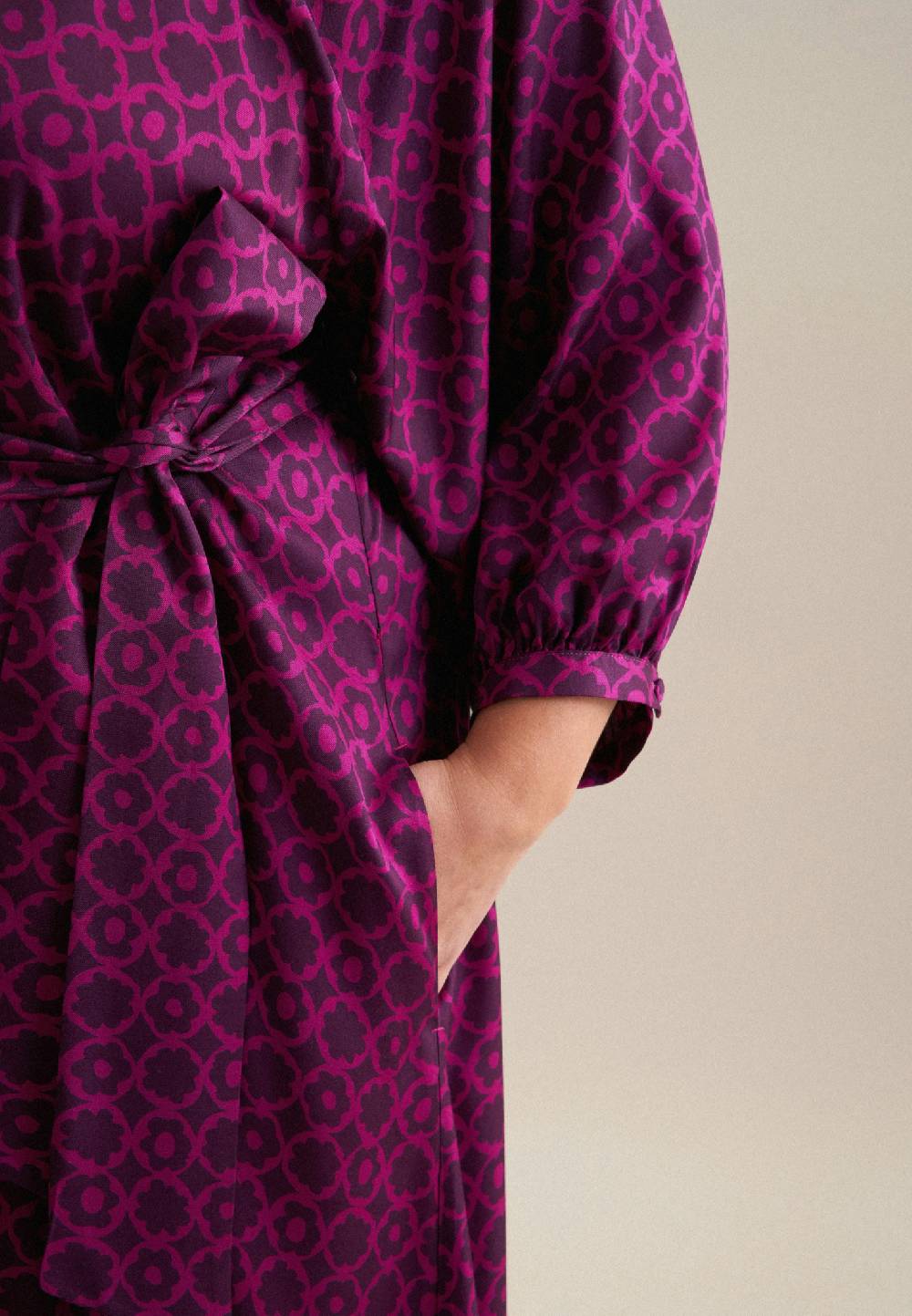 Seidensticker Curvy Rundhals Kleid Regular Große Rabatte