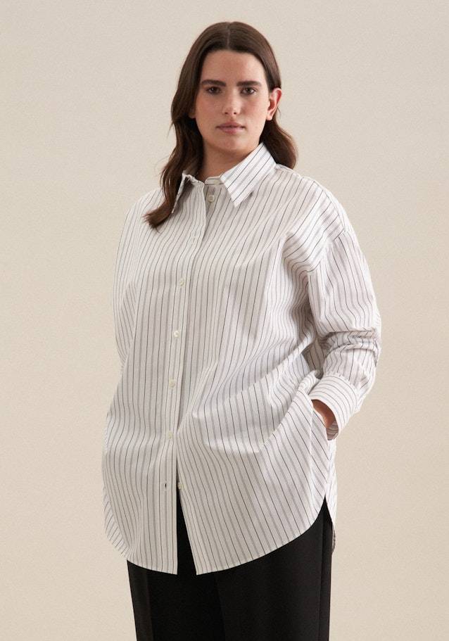 Seidensticker Curvy Kragen Longbluse Oversized Tiefpreis