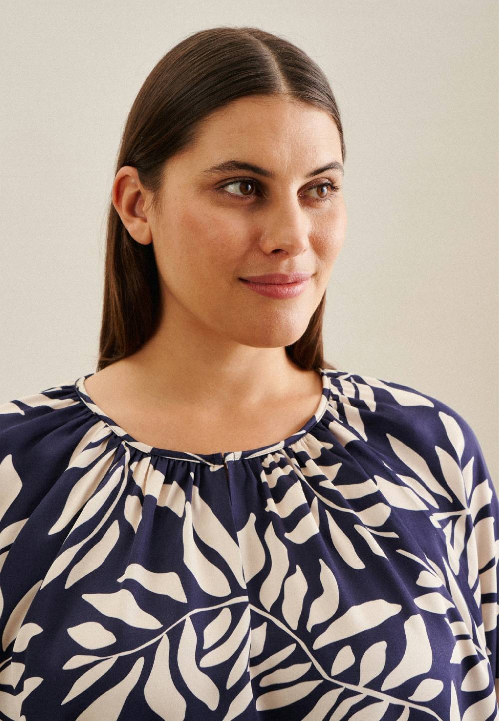 Seidensticker Rundhals Shirtbluse Regular Kostenlose Rückgabe