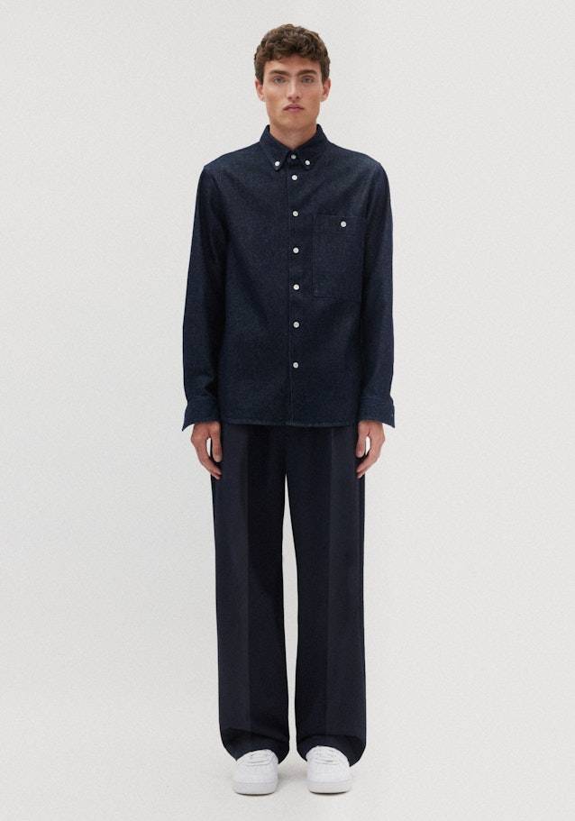Seidensticker Denim Casual Hemd in Regular mit Button-Down-Kragen Online