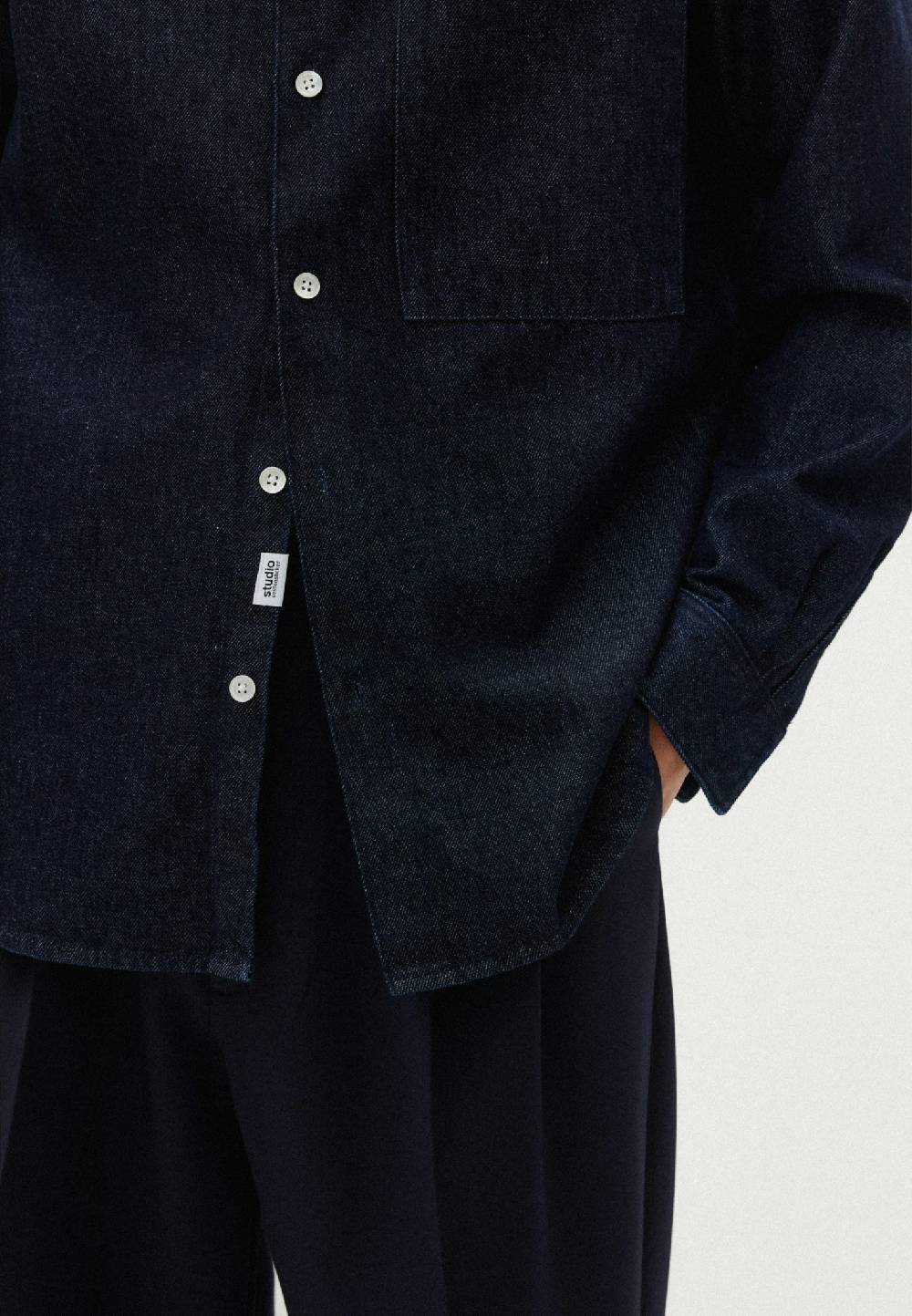 Seidensticker Denim Casual Hemd in Regular mit Button-Down-Kragen Online