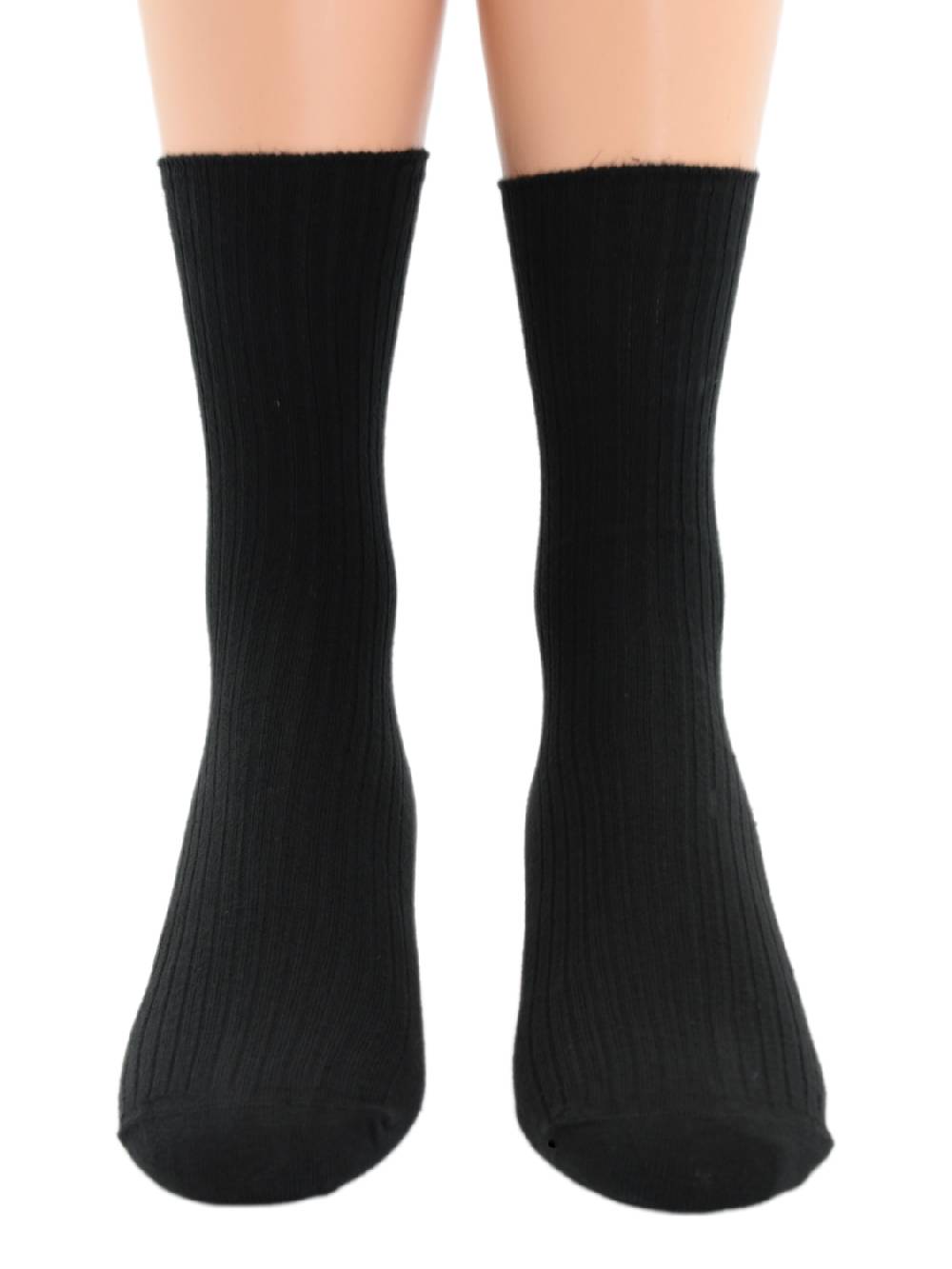 Shimasocks Arztsocken Berufssocken schwarz 100% Baumwolle Fünferpack ohne Gummidruck