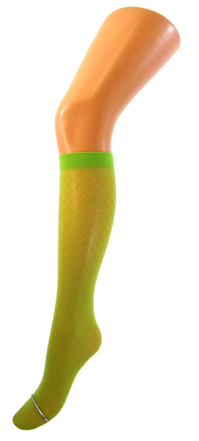 Shimasocks Damen Feinkniestrümpfe mit Netzmuster 20 DEN