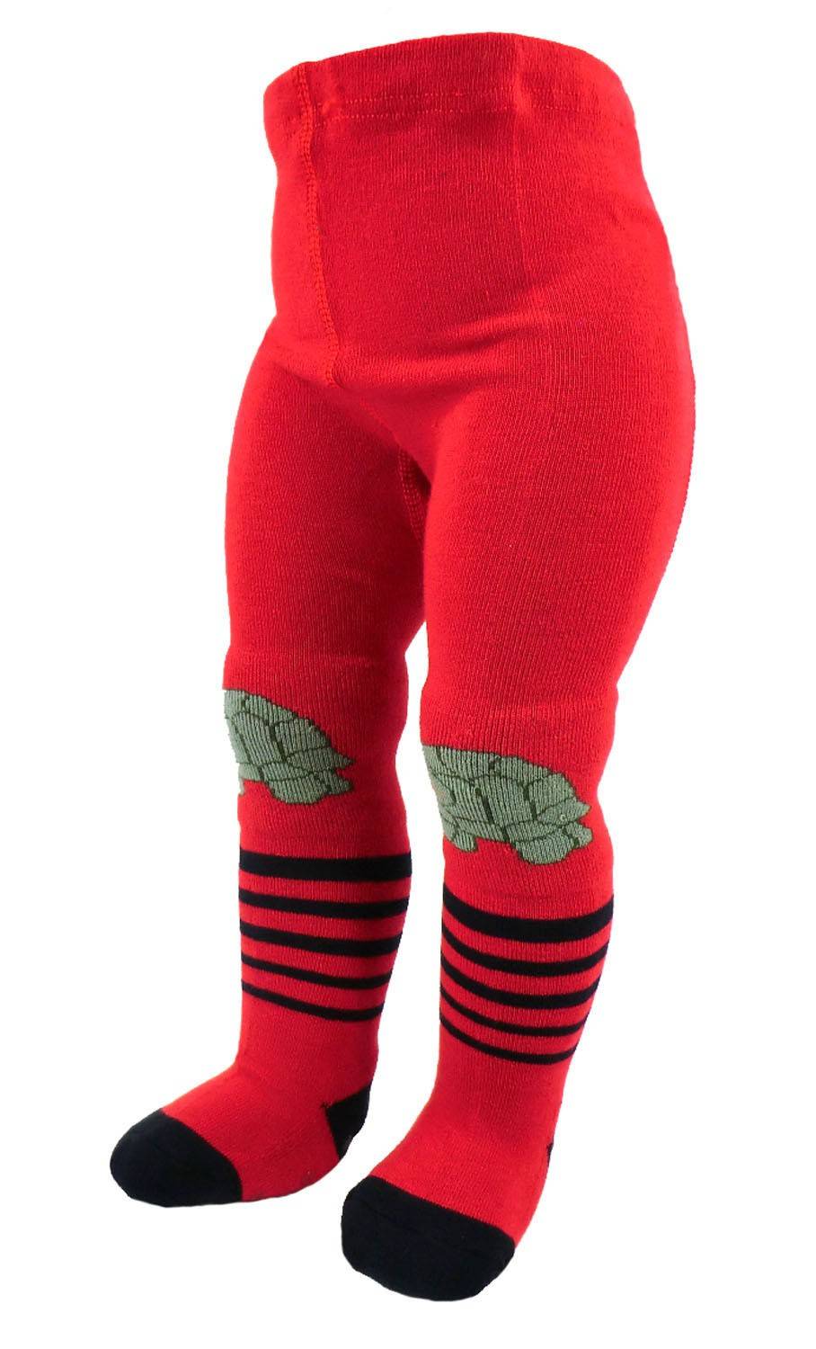 Shimasocks Baby Krabbelstrumpfhose Noppen Sohle Motiv Schildkröte