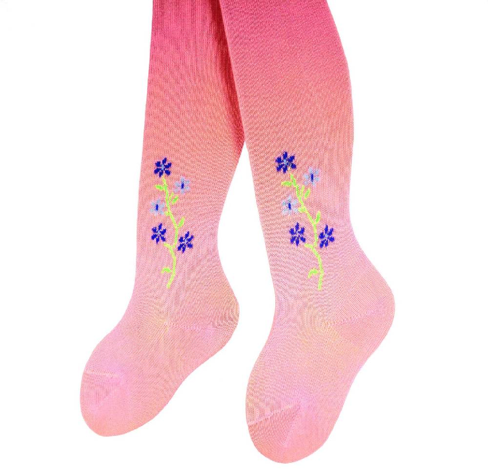 Shimasocks Baby Strumpfhose Motiv Blütenzweig