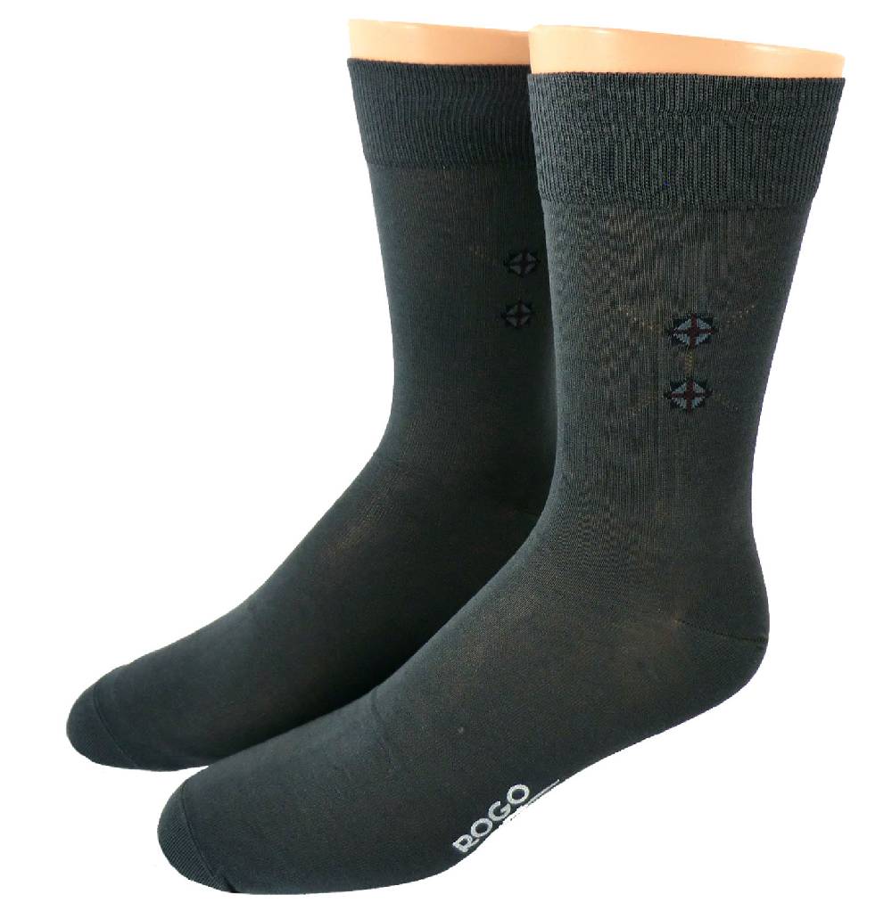 Shimasocks Herren Business Socken gasiert- mercerisiert dezentes Motiv