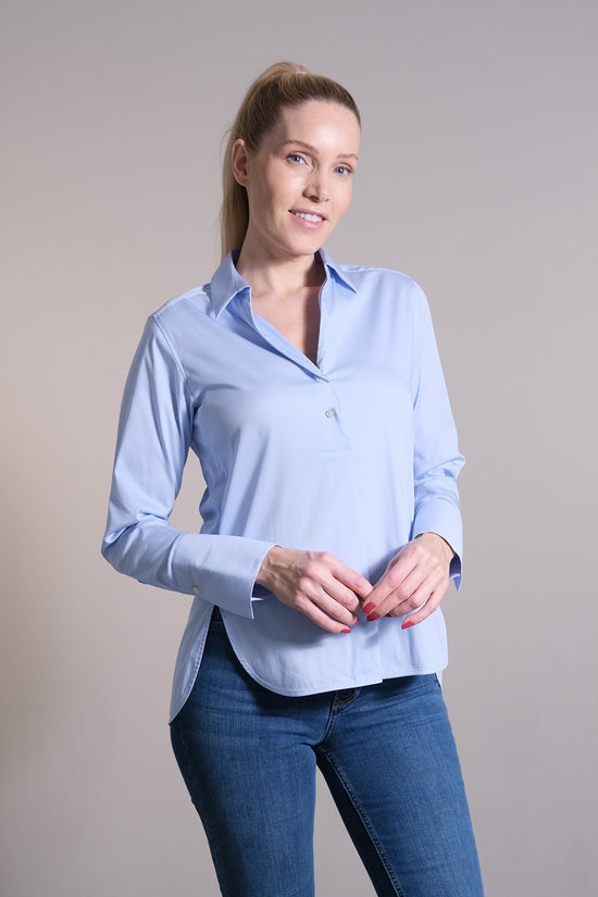 Soluzione Bluse mit Seitenschlitzen Felia Fabrikladen