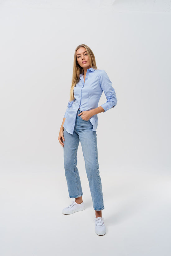 Soluzione Taillierte Bluse Bella 50% Rabatt für begrenzte Zeit