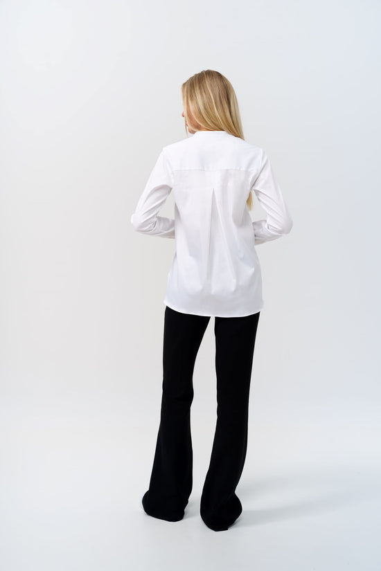Soluzione Bluse mit Stehkragen Lucia Bis zu 65% Rabatt