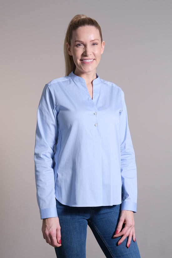 Soluzione Bluse mit Stehkragen Lucia Blitzverkäufe