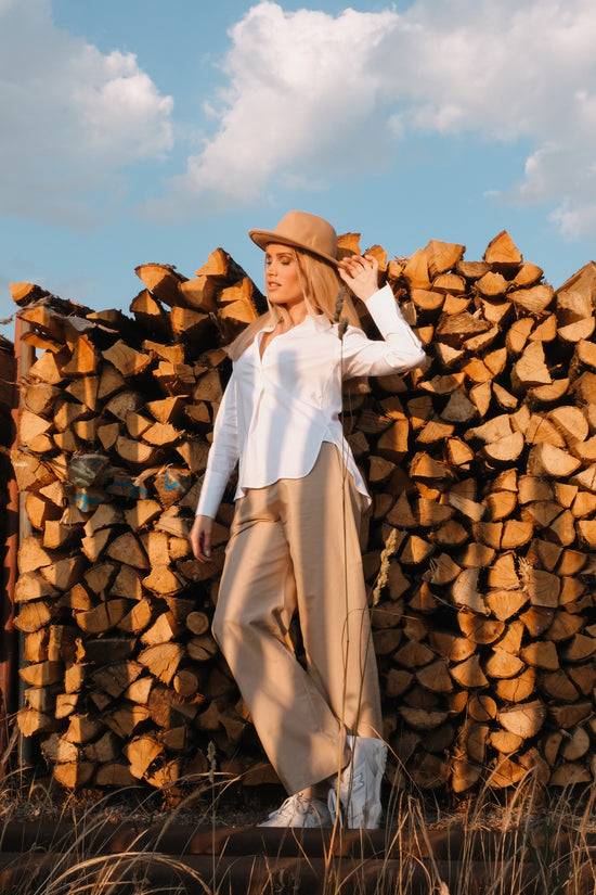 Soluzione Bluse mit Seitenschlitzen Felia Versandkostenfrei