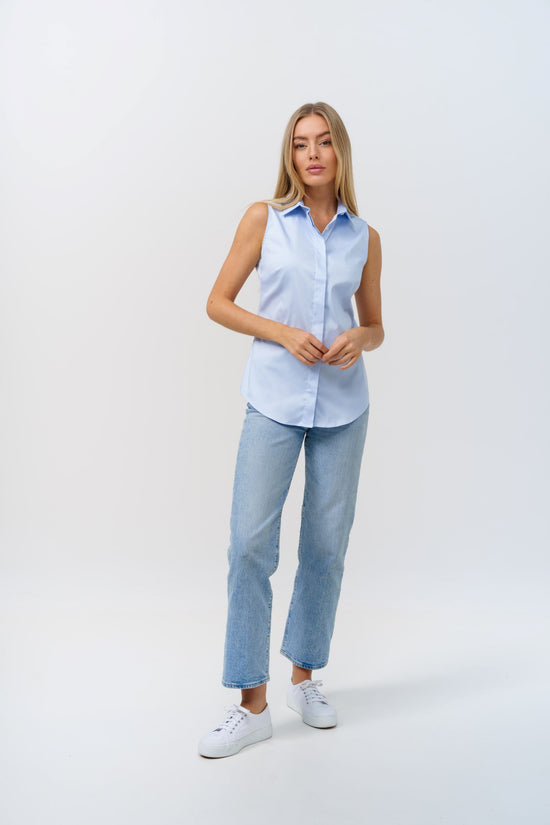 Soluzione Ärmellose Bluse Carlotta Valentinstagsangebot